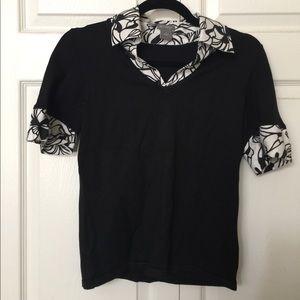 LOFT Short Sleeve Work Blouse